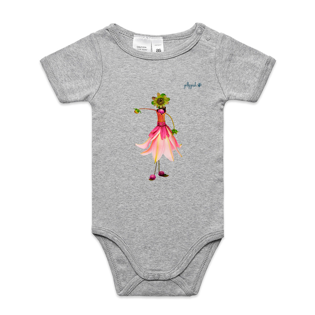Pink Lily Ballerina - Infant Baby Grow