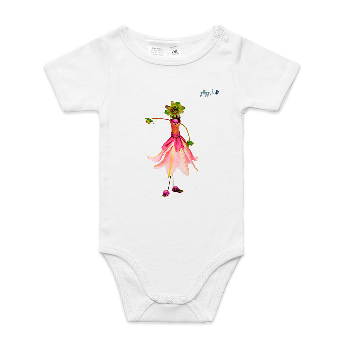 Pink Lily Ballerina - Infant Baby Grow