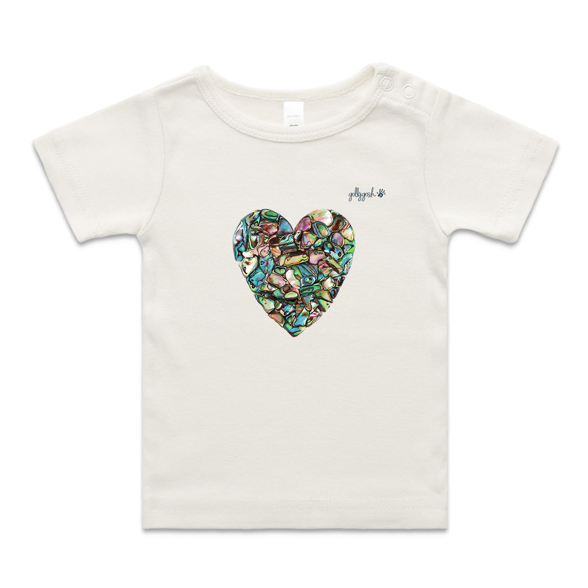 Paua Heart - Infant Wee Tee