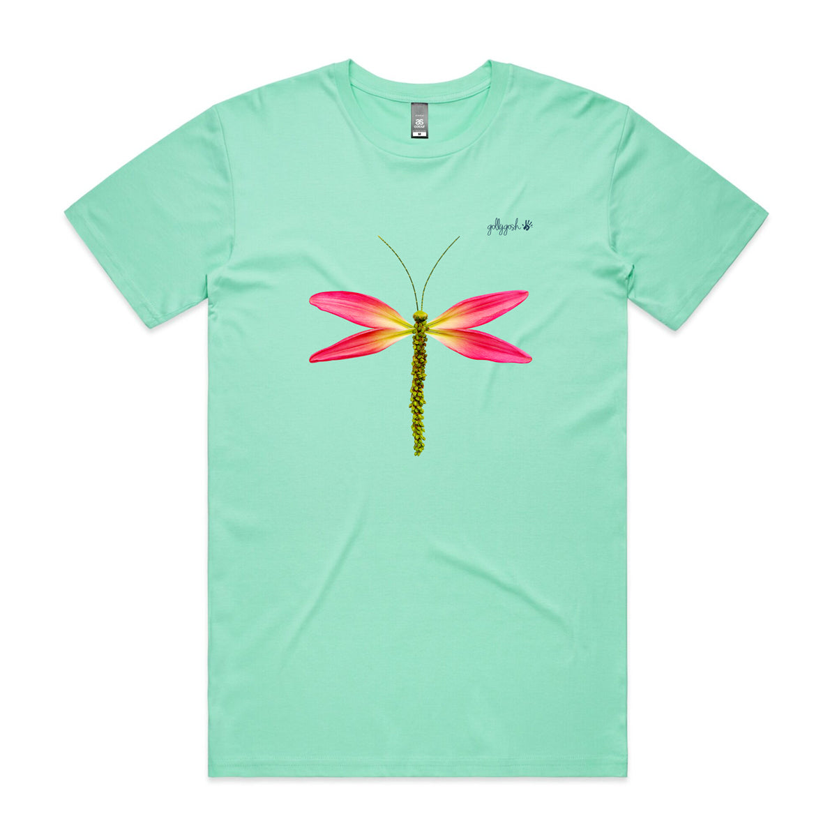 Pink Lily Dragonfly Adult Tee