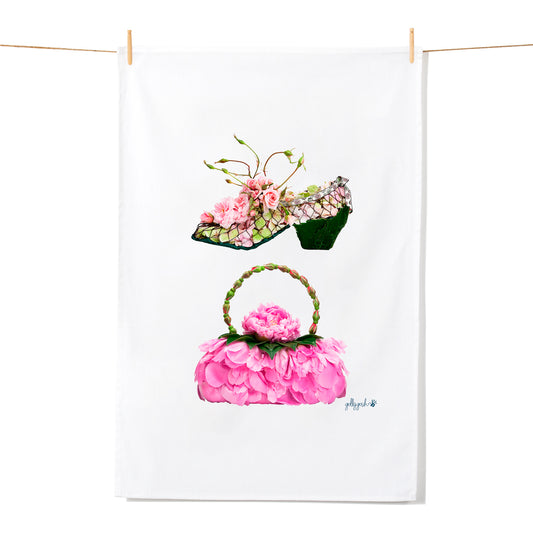 Golly Gosh Kitchen Tea Towel Flower Shoe & Bag